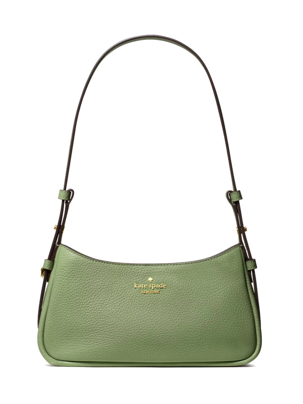 New Kate Spade Juliette Small Shoulder Bag Pebble Leather Cedar Stand